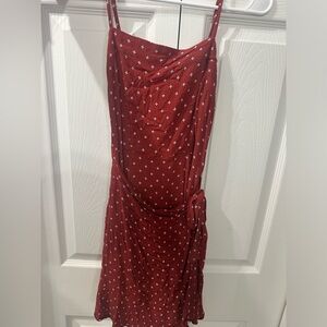 BARLEY WORN RED DRESS